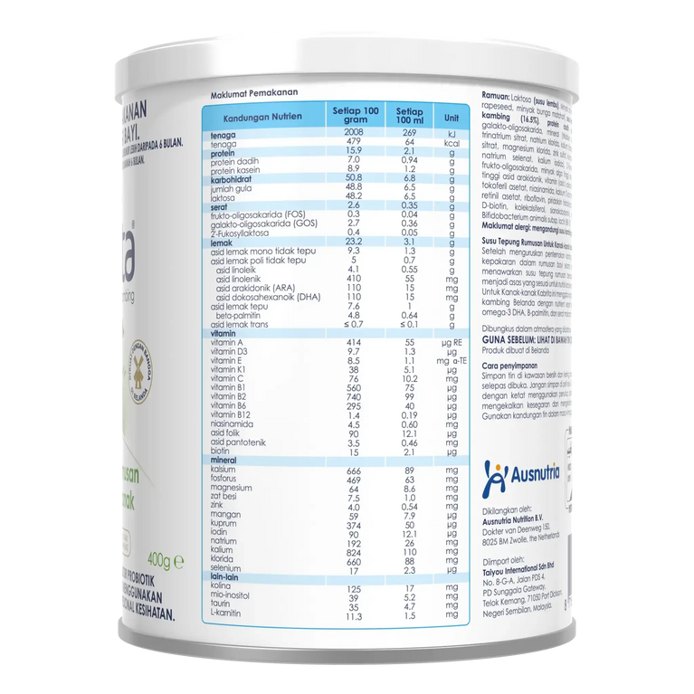 Kabrita 12-24M Susu Kanak-kanak 400g