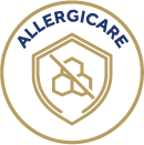 Kabrita AllergiCare emblem.
Lambang AllergiCare Kabrita.